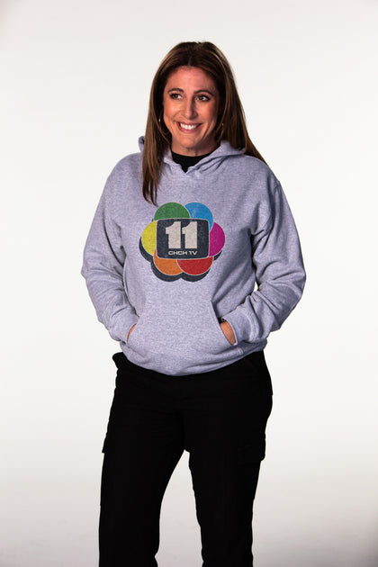 CHCH GREY UNISEX RETRO HOODIE